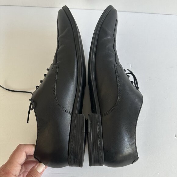 Cole Haan Mens Air Adams Black Dress‎ Oxford Apron Toe Derby C09438 Size 10 M main image 6